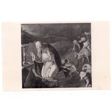 TENTALION DE ST. ANTOINE by Lucas de Leyde unused vintage postcard Brusselles =