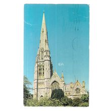 CHURCH OF OUR LADY HELP CHRISTIANS ST. MARYCHURCH TORQUAY, DEVON used postcard =