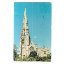 CHURCH OF OUR LADY HELP CHRISTIANS ST. MARYCHURCH TORQUAY, DEVON used postcard #