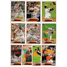 2012 Topps Update Baltimore Orioles team set-10 cards