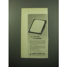 1950 Georg Jensen Memo Pad Ad - 51's the year to remember