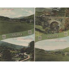 Shibden Halifax 2x Antique Postcard s