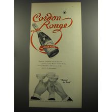 1952 Mumm Cordon Rouge Champagne Ad - Mumm's the word