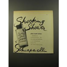 1954 Schiaparelli Shocking Shower After-Bath Lotion Advertisement