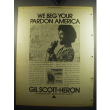 1975 Gil Soctt-Heron The First Minute of a New Day Album Advertisement