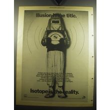 1975 Isotope Illusion Album Advertisement - Illusion is the title.