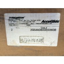NEW THOMSON 2G5AA0800E0360B ACCU-GLIDE LINEAR RAIL & 2 BEARING BLOCKS,DF