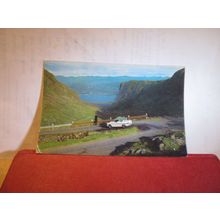 VIEW FROM APPLECROSS HILL, Ross-shire used vintage postcard 1981 pm =