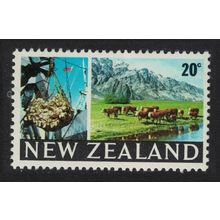 New Zealand Consignments of beef and herd of cattle 20c 1968 MNH SG#876