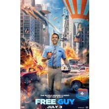 Free Guy (2021)_2 Movie Film Poster Canvas iconic design