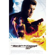 TheWorldIsNotEnough007-3 Poster Canvas Movie Film Print A0 A1 A2 A3 A4 A5 A6 Art
