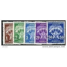 1951 5 different values - fine used (o) - Postage Due