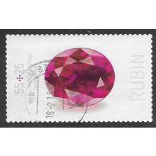 GER 2012 €0.55 +0.25 (S/A) ' MINERALS - RUBY' FINE USED (EBID57-126)