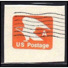 Used U580 15c A Eagle Very Fine Cut Square Z2938