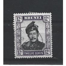 Brunei.SG107 12c Sultan Omar Ali Saifuddin.Fine Used.Aug25t