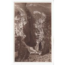 Dizzy Heights at Gordale Scar Malham North Yorkshire Postcard