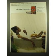 1971 L&M Cigarettes Ad - The Bath is So Soothing