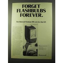 1971 Honeywell Strobonar 100 Flash Ad - Forget