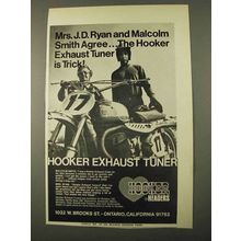 1971 Hooker Headers Ad - Mrs. Ryan and Malcom Smith