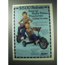 1985 Huffy Hi-Lo Trike Ad - Two Trikes In One!