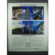 1986 Italy Tourism Ad - Once You've Seen This