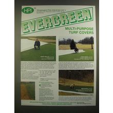 1988 HPI Hinspergers Poly Industries Evergreen Multi-Purpose Turf Covers Ad