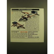 1988 Lifestyle Resource Vitamaster Stowaway Exercise Machine Ad