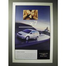 2002 Chrysler Town & Country Minivan Ad