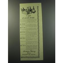 1955 Army & Navy Stores Ad - A gift of good drink