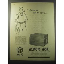 1955 Pye Black Box Ad - Concertos can be costly