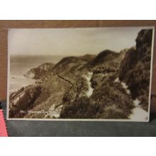 TORRS WALKS, ILFRACOMBE, DEVON used vintage postcard RP by Sweetman 1952 pm =
