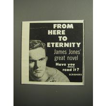 1951 Scribners Book Advertisement - From Here to Eternity by James Jones