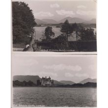 Lochawe A Peep At A Smiling Beauty Scottish Argyll & Bute 2x Aerial Postcard