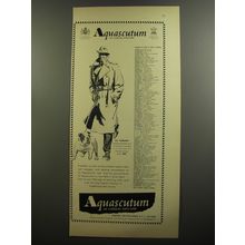 1952 Aquascutum Kingsway Coat Ad - Aquascutum of London, England