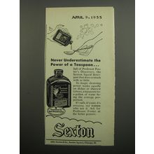 1955 Sexton Professor Foster's Discovery Liquid Detergent Advertisement