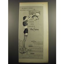 1955 Blue Swan Advertisement - Supants, Moldikins, Frillikins and Minikins Panty
