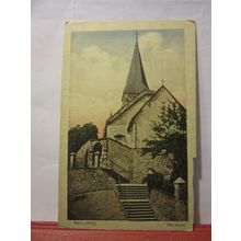 PFARRKIRCHE, CALL, EIFEL, GERMANY unused antique postcard #