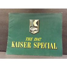 The 1947 Kaiser Special Color Sales Brochure