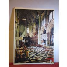 CHOIR LOOKING WEST, ELY CATHEDRAL CAMBRIDGESHIRE unused postcard Walter Scott =