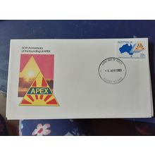 Australia 1981 founding of apex niddrie 3042 postmark FDC