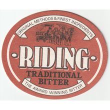 BEER MAT - MANSFIELD BREWERY - RIDING TRADITIONAL BITTER - (Cat No 115) - (1991)