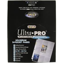 Ultra Pro 9 Pocket Pages Platinum Series - 100 Pages of Card Sleeves for Trading