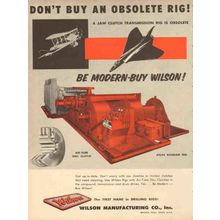 wilson mfg company 1953 dont buy obsolete rig modern vintage ad