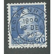 DEN 1961 90o 'KING FREDERIK IX' FINE USED (EBID43-011)