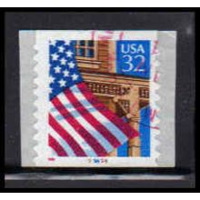 Used 2915Av 32c U.S. Flag Over Porch Fine CNS 99899 11x10 PA3469