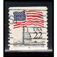 Used 2115a 22c U.S. Flag Fine CNS 7 PA5792