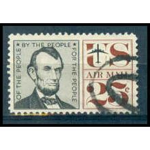 Used C59 25c Abraham Lincoln Fine WA0781