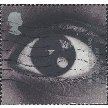 GB, Eye, sound and vision, greyscale 2000, 1st