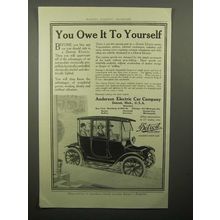 1913 Detroit Electric Car Ad - You Owe it to Yourself