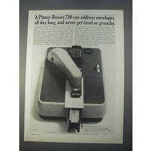 1966 Pitney-Bowes 730 Addresser-Printer Ad - All Day